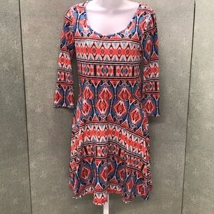 NWOT ultra flirt colorful Dress 👗